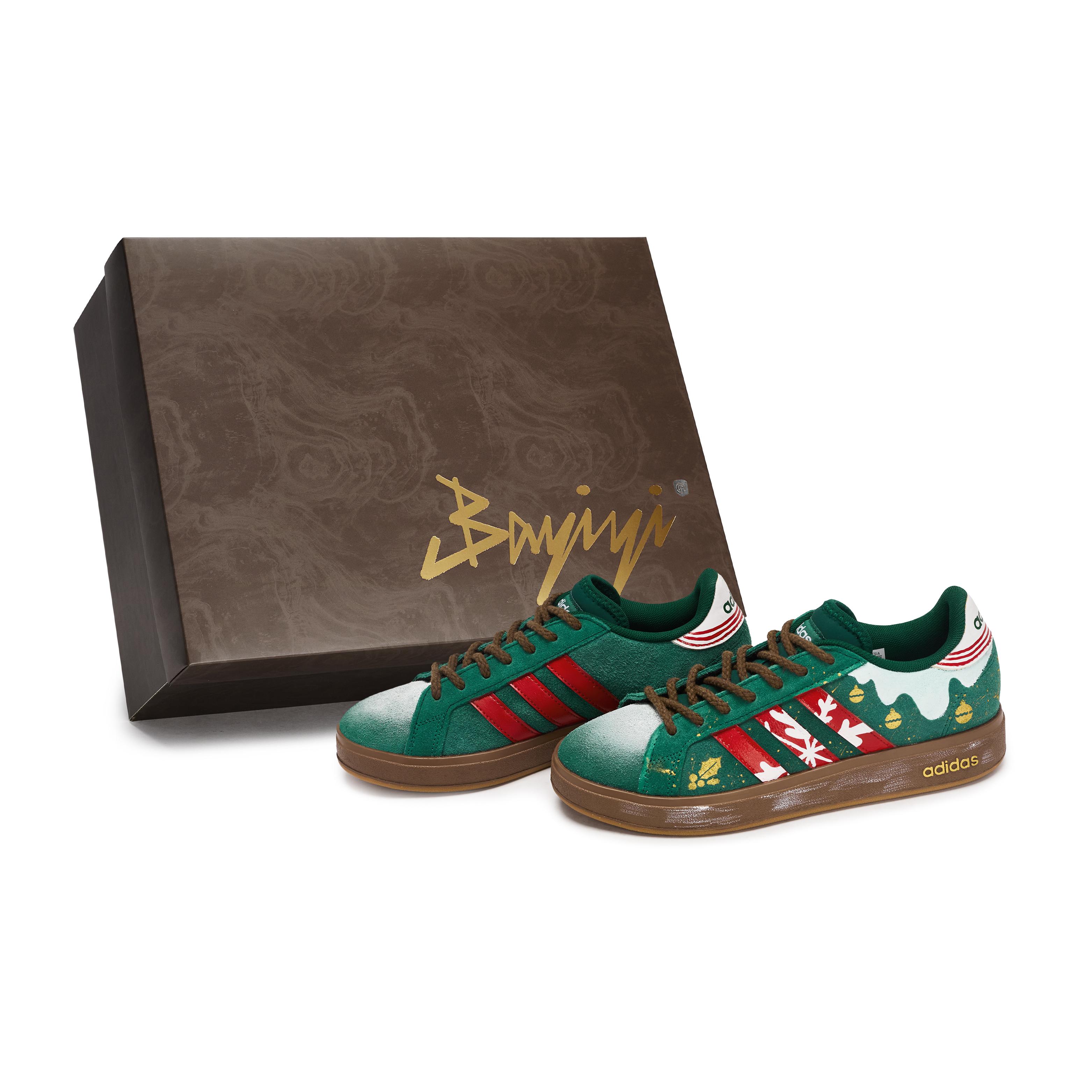 Adidas Grand Court Base 811 Manufacturing, Christmas Reindeer Bell, Special Shoe Box Slip Resistant Low top IH6187(Team80-S-BOX) 36
Adidas Grand Court Base 811 Manufacturing, Christmas Reindeer Bell, Special Shoe Box Slip Resistant Low top IH6187(Team80-S-BOX) 36