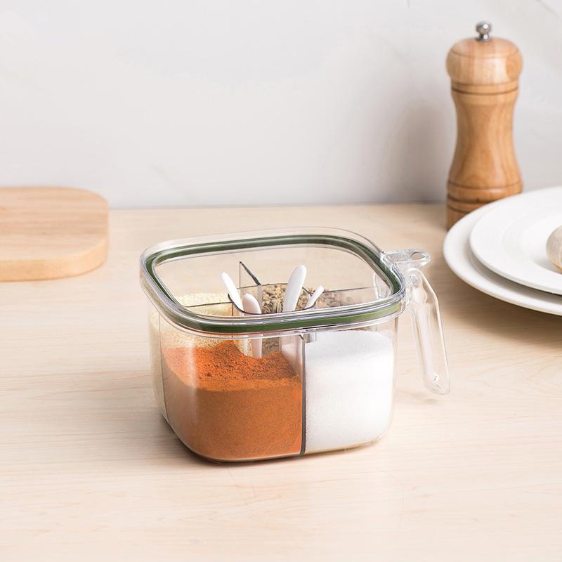 AAB007 Clear Seasoning Box Spice Jar Condiment Bottle Kitchen Supplies (BPA Free,No FDA Certification) Green
AAB007 Clear Seasoning Box Spice Jar Condiment Bottle Kitchen Supplies (BPA Free,No FDA Certification) Green