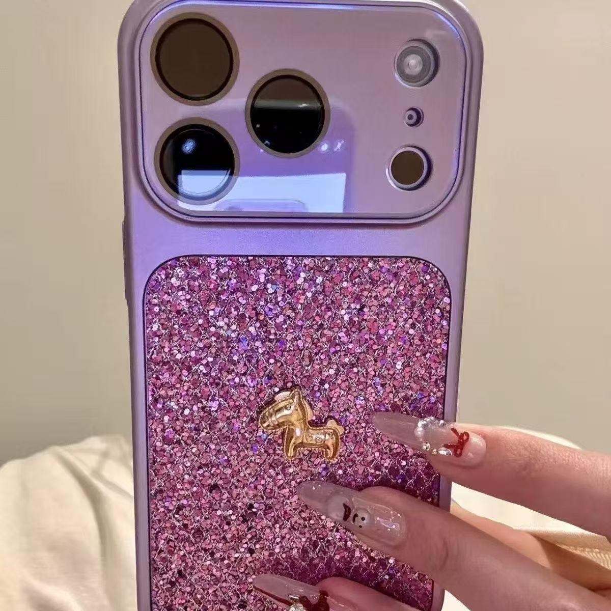 Rhinestone Little Horse Phone Case for iPhone 17 Pro Max/15/16 Pro 16 Pro
Rhinestone Little Horse Phone Case for iPhone 17 Pro Max/15/16 Pro 16 Pro