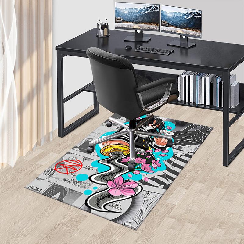 1pc Anime Cartoon Design Snake and Flowers Chair Mat - Office Desk Pad with Anti-Slip Carpet for Home Decor, Suitable for All Seasons.U087 60cm by 90cm
1pc Anime Cartoon Design Snake and Flowers Chair Mat - Office Desk Pad with Anti-Slip Carpet for Home Decor, Suitable for All Seasons.U087 60cm by 90cm