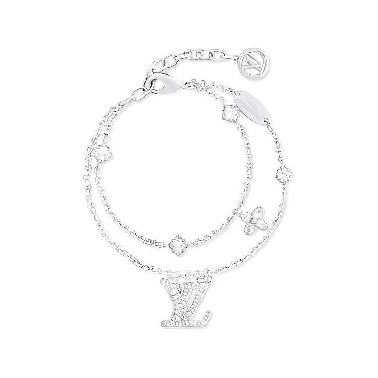 Louis Vuitton Lady Lv Letter Metal Imitation Crystal Bracelet Women bracelet Silver M1378A Box+Shopping Bag
Louis Vuitton Lady Lv Letter Metal Imitation Crystal Bracelet Women bracelet Silver M1378A Box+Shopping Bag