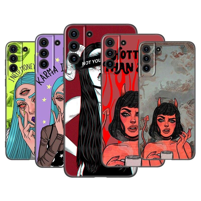 Эстетический чехол для телефона Devil Woman для Samsung Galaxy S22 Pro S21 S20 Ultra FE S10 Lite 5G S10E S9 S8 Plus Мягкий черный чехол из ТПУ Samsung S22 Ultra
Эстетический чехол для телефона Devil Woman для Samsung Galaxy S22 Pro S21 S20 Ultra FE S10 Lite 5G S10E S9 S8 Plus Мягкий черный чехол из ТПУ Samsung S22 Ultra