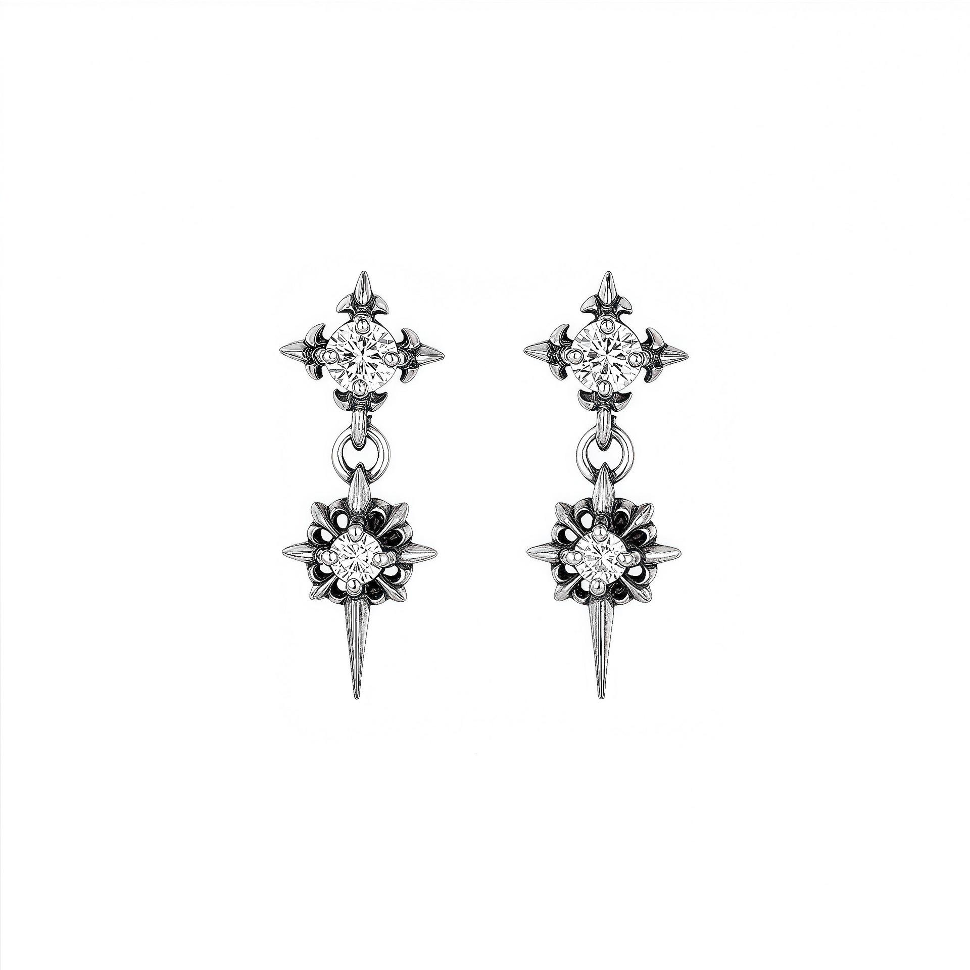 Earrings Retro Trend Multi-Star Earrings Stud Earrings Men Hip Hop Women North Star Ruffian Handsome Personality Stud Earrings
Earrings Retro Trend Multi-Star Earrings Stud Earrings Men Hip Hop Women North Star Ruffian Handsome Personality Stud Earrings
