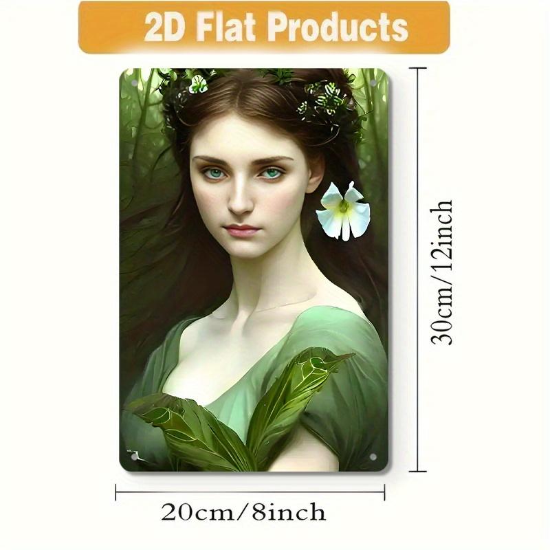 Vintage Metal Wall Plaque Retro Green Eyes Girl Floral Decor Art Sign for Home Shop 787x1181 Inch 20x30cm
Vintage Metal Wall Plaque Retro Green Eyes Girl Floral Decor Art Sign for Home Shop 787x1181 Inch 20x30cm