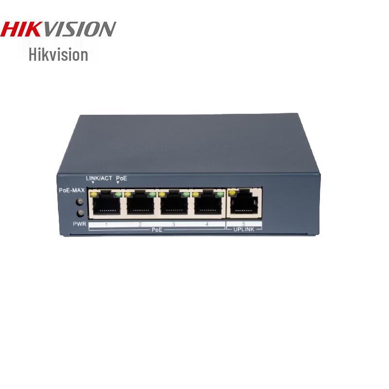 Hikvision DS-3E1505SP-45W-EV4 5-Port Gigabit PoE+ Light Managed Switch CN plug (adapter included)
Hikvision DS-3E1505SP-45W-EV4 5-Port Gigabit PoE+ Light Managed Switch CN plug (adapter included)
