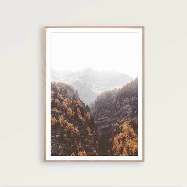 Туман Гірський ліс Друк Настінне мистецтво Картина на полотні Сільський осінь Плакат Осінь Природа Фотографія Картина Пейзаж Домашній декор 30X40cm Unframed
Туман Гірський ліс Друк Настінне мистецтво Картина на полотні Сільський осінь Плакат Осінь Природа Фотографія Картина Пейзаж Домашній декор 30X40cm Unframed