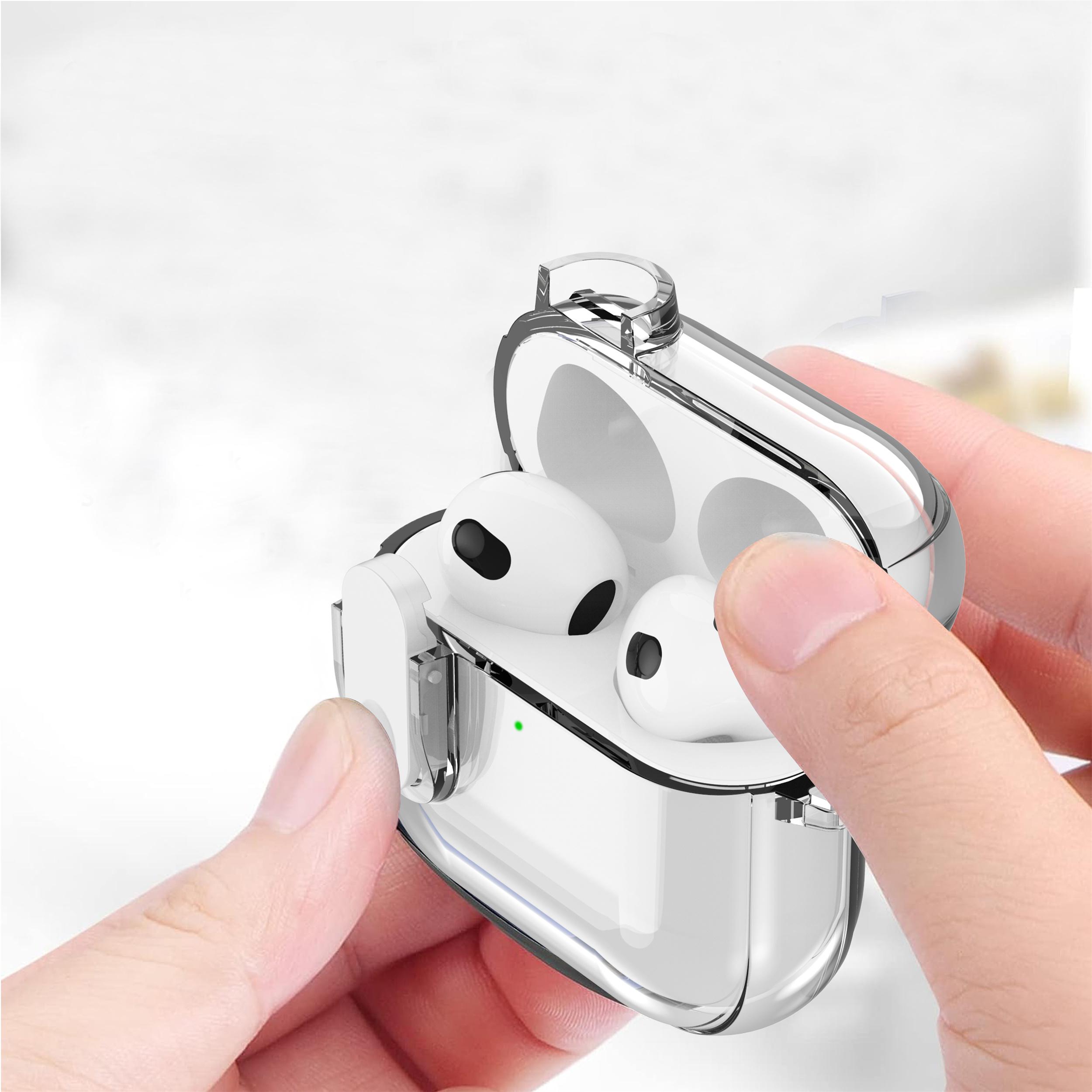 Для Apple AirPods 4 Захисний чохол для навушників Застібка-перемикач Кришталево чистий ТПУ+ПК чохол Transparent
Для Apple AirPods 4 Захисний чохол для навушників Застібка-перемикач Кришталево чистий ТПУ+ПК чохол Transparent