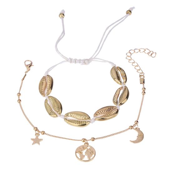 2 шт./компл. карта Земли каури ракушка Шарм ножной браслет летний пляжный женский браслет на щиколотке
2 шт./компл. карта Земли каури ракушка Шарм ножной браслет летний пляжный женский браслет на щиколотке