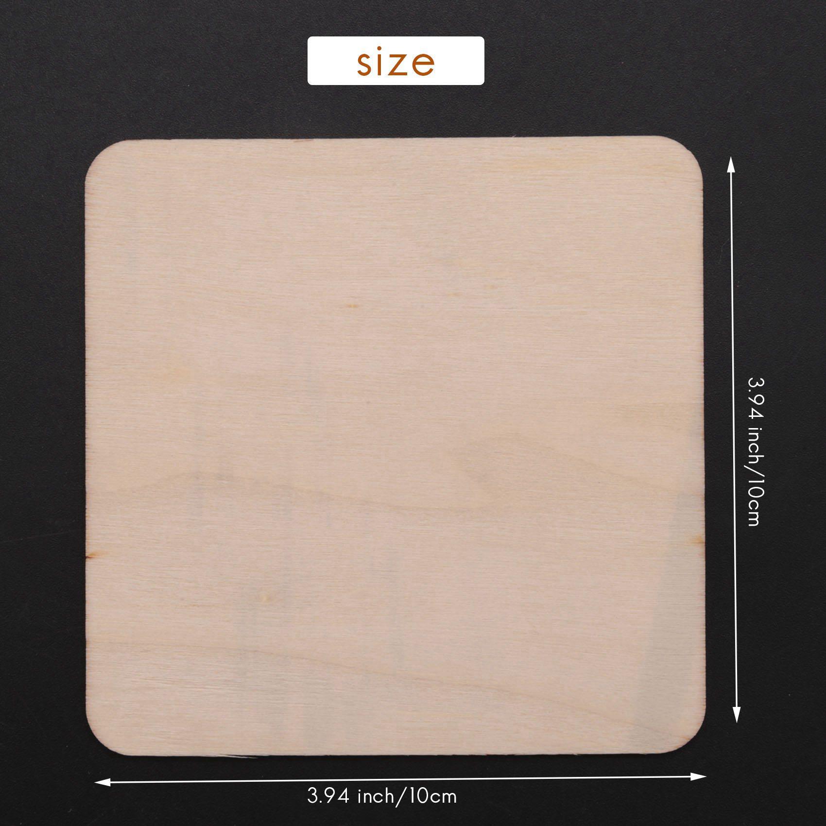 BHBL 50 Pieces Unfinished Square Wood Slices Blank 4 x 4 In,for Coasters, Pyrography,Painting,Writing,Photo Props Decorations China Mainland
BHBL 50 Pieces Unfinished Square Wood Slices Blank 4 x 4 In,for Coasters, Pyrography,Painting,Writing,Photo Props Decorations China Mainland