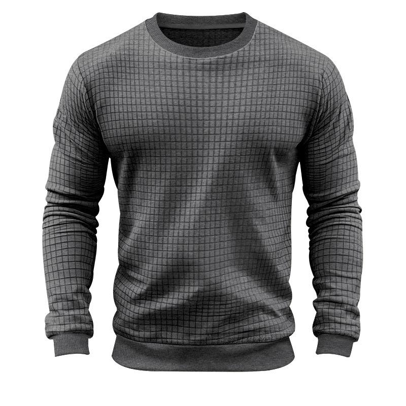Men s Long Sleeve Men s T-shirt Small Check Loose Casual Men s Base Shirt XXXL темно-сірий колір
Men s Long Sleeve Men s T-shirt Small Check Loose Casual Men s Base Shirt XXXL темно-сірий колір