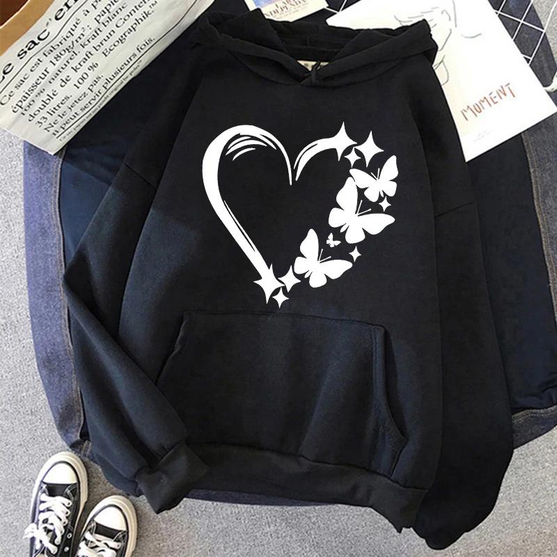 Combination of Love and Butterfly Pattern Long Sleeve Hoodies Women s Trendy Pocket Sweatshirt Vintage Y2k Hooded Clothing 3XL
Combination of Love and Butterfly Pattern Long Sleeve Hoodies Women s Trendy Pocket Sweatshirt Vintage Y2k Hooded Clothing 3XL