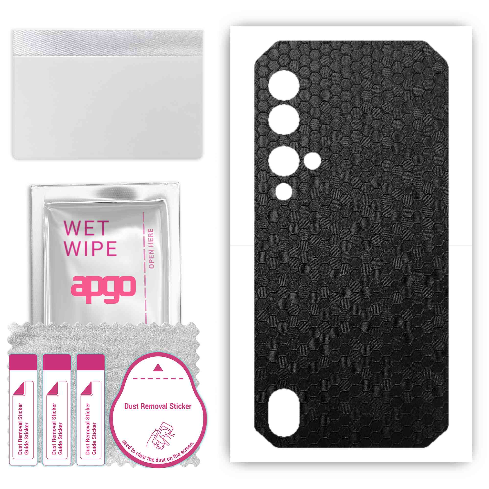 Apgo Protective Skin Sticker для задньої панелі, сумісної з Blackview BV9900, Wrap Film, Foil, Vinyl - Pattern Black Honeycomb
Apgo Protective Skin Sticker для задньої панелі, сумісної з Blackview BV9900, Wrap Film, Foil, Vinyl - Pattern Black Honeycomb