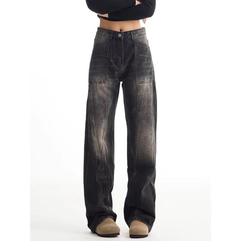2025 Unisex Wide-Leg Flare Jeans - Spring/Autumn Distressed High-Street Style 2XL чёрный
2025 Unisex Wide-Leg Flare Jeans - Spring/Autumn Distressed High-Street Style 2XL чёрный