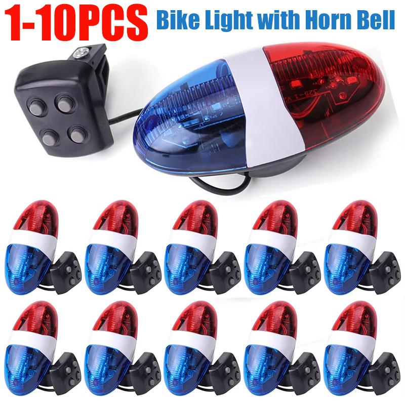 1-10PCS 6 LED Bike Police Front Light Warning Siren Cycling Electric Horn Bell Bicycle Lamp Electronic Horn Riding Accessories
1-10PCS 6 LED Bike Police Front Light Warning Siren Cycling Electric Horn Bell Bicycle Lamp Electronic Horn Riding Accessories