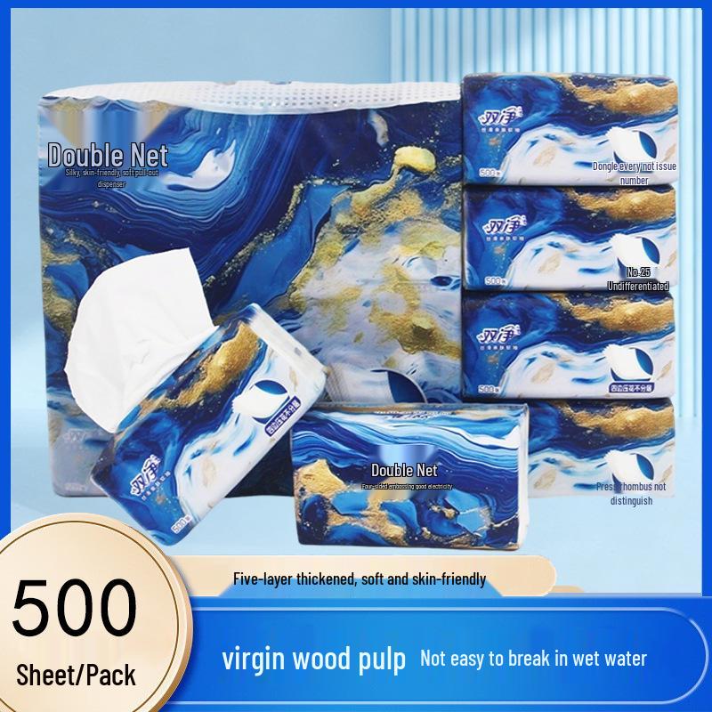 Double Clean 5-Layer Soft Facial Tissues, 8-Pack Family Bundle, Thickened Virgin Wood Pulp, Lint-Free, No Fluorescent Agents Single Pack Trial
Double Clean 5-Layer Soft Facial Tissues, 8-Pack Family Bundle, Thickened Virgin Wood Pulp, Lint-Free, No Fluorescent Agents Single Pack Trial