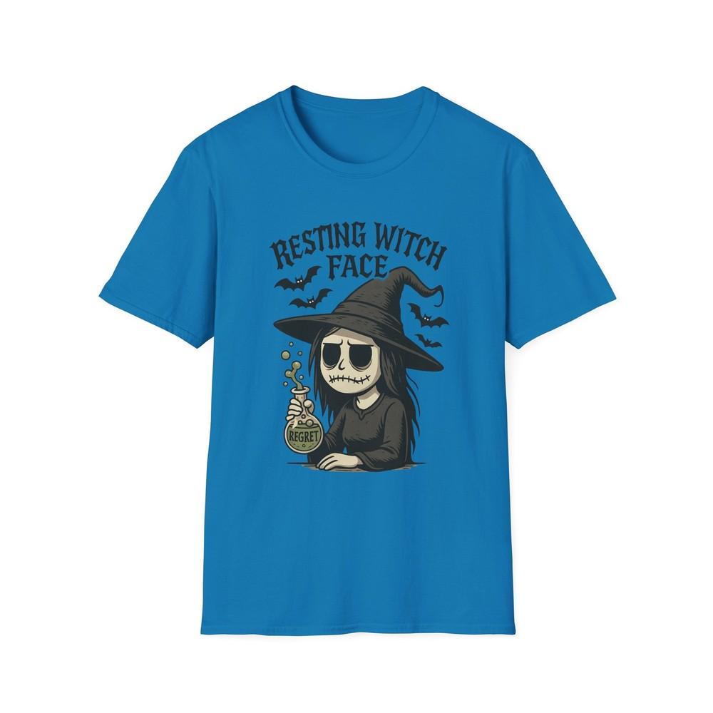 Unisex Softstyle T-Shirt Resting Witch Face Funny Potion Regret Halloween Tee 4XL
Unisex Softstyle T-Shirt Resting Witch Face Funny Potion Regret Halloween Tee 4XL