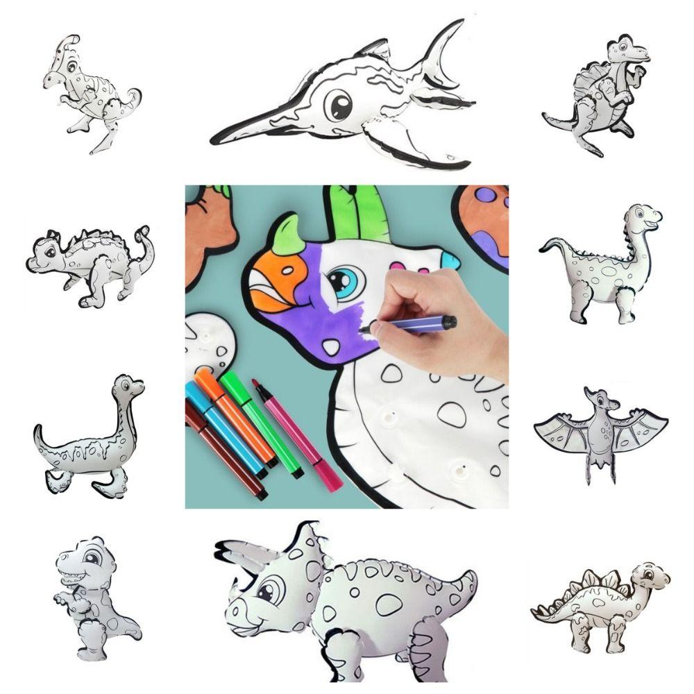 Color Filling Coloring Painting Toy DIY Inflatable Dinosaur Drawing Toy Funny Gifts B
Color Filling Coloring Painting Toy DIY Inflatable Dinosaur Drawing Toy Funny Gifts B