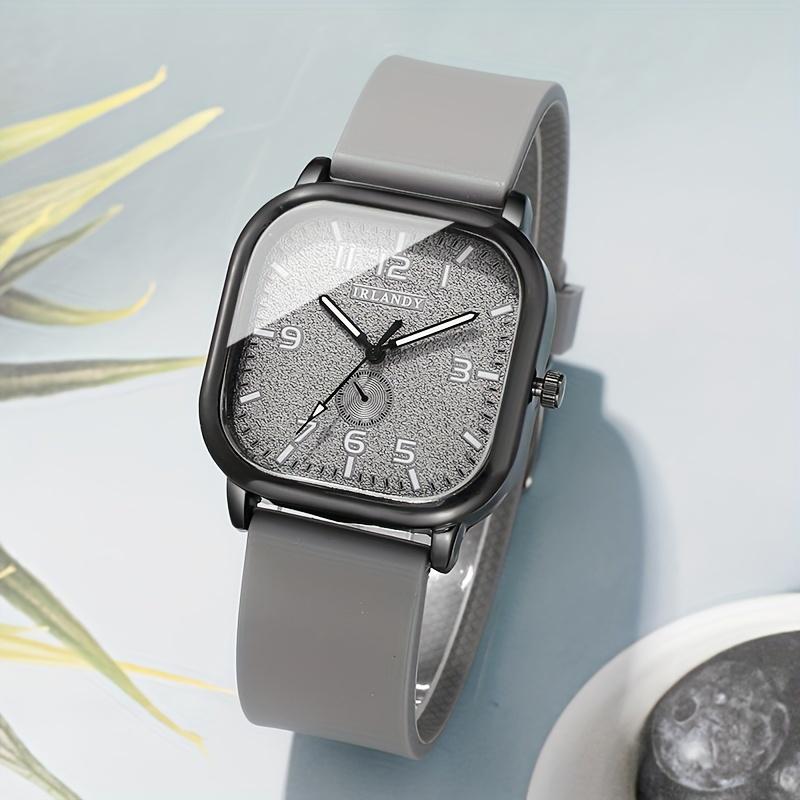 Men s Fashion Quartz Watch with A Square Dial and Silicone Strap, An Ideal Gift Suitable for Both Business and Leisure Occasions No серый
Men s Fashion Quartz Watch with A Square Dial and Silicone Strap, An Ideal Gift Suitable for Both Business and Leisure Occasions No серый