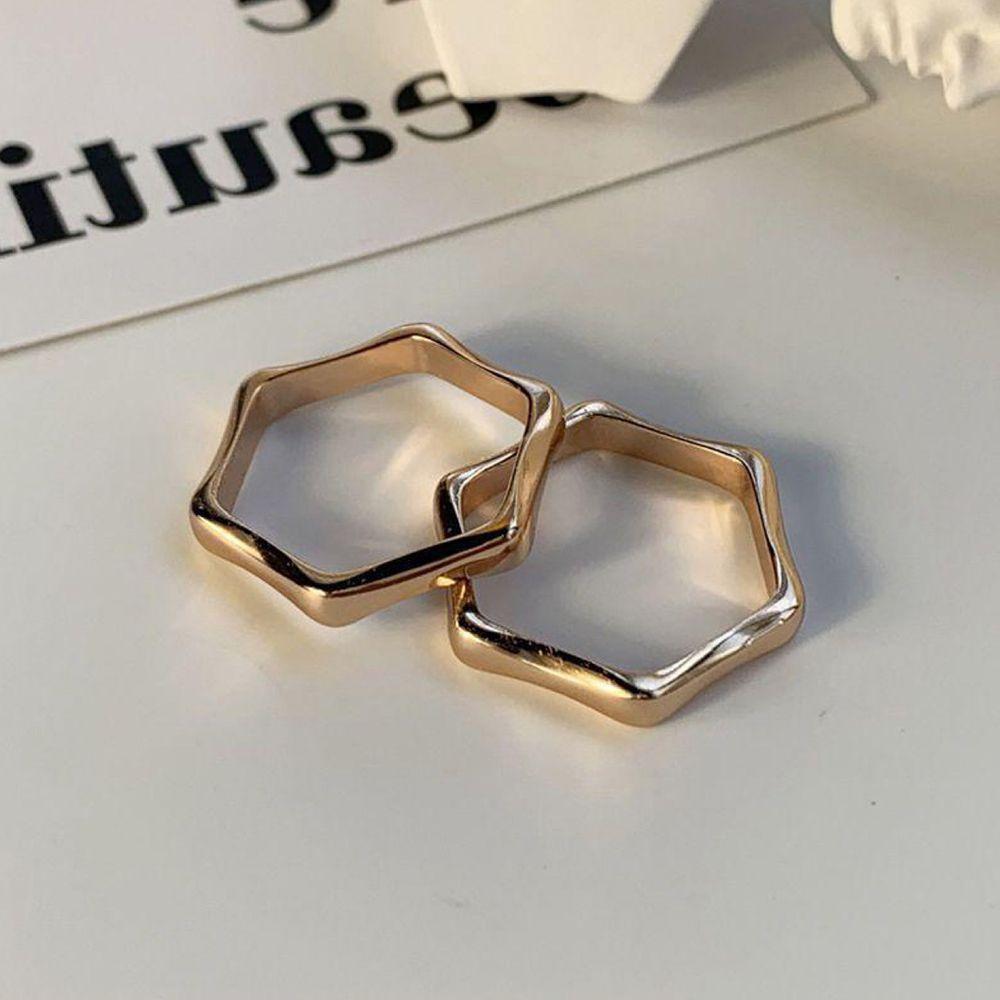 Cupronickel Hexagon Jewelry Accessories Rhinestone Couple Ring Korean Style Jewelry Finger Buckle
Cupronickel Hexagon Jewelry Accessories Rhinestone Couple Ring Korean Style Jewelry Finger Buckle