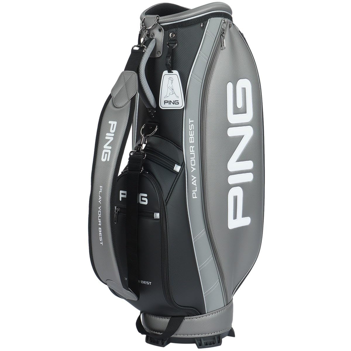 PING PEORIA Caddy Bag 37508 CB-P2402 9.5 Type 5 Split Mouth Frame (SILVERBLACK)
PING PEORIA Caddy Bag 37508 CB-P2402 9.5 Type 5 Split Mouth Frame (SILVERBLACK)