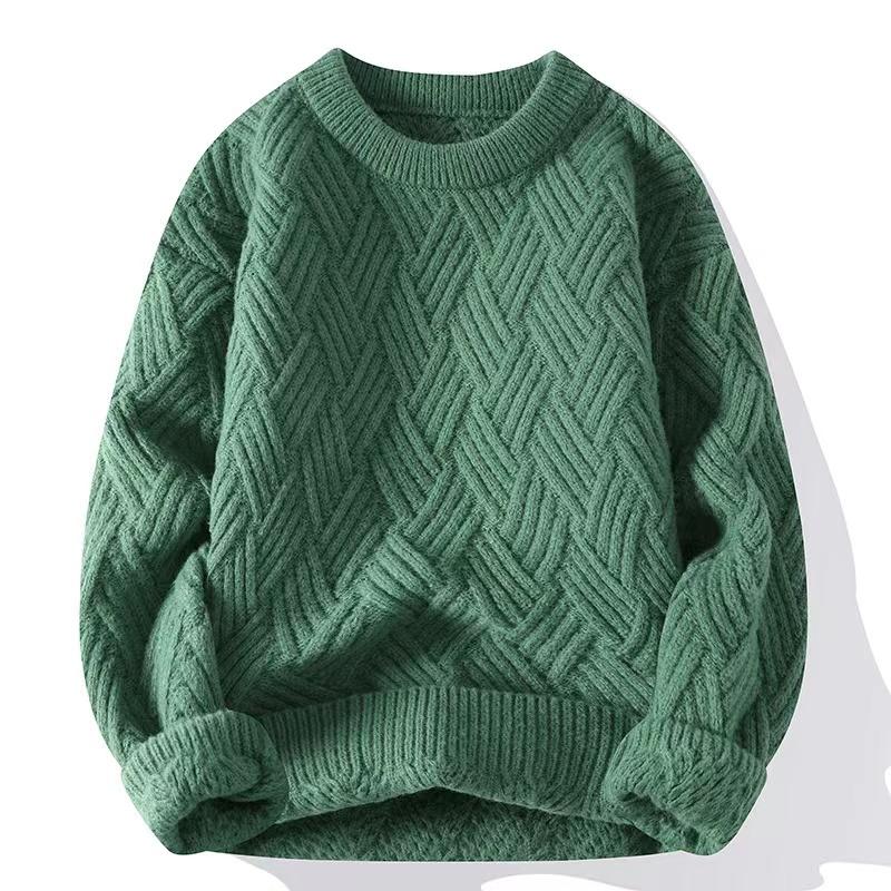Мужской винтажный свитер с круглым вырезом, зеленая модная одежда, осенне-зимний пуловер, топ, мужской вязаный свитшот M зелёный
Мужской винтажный свитер с круглым вырезом, зеленая модная одежда, осенне-зимний пуловер, топ, мужской вязаный свитшот M зелёный