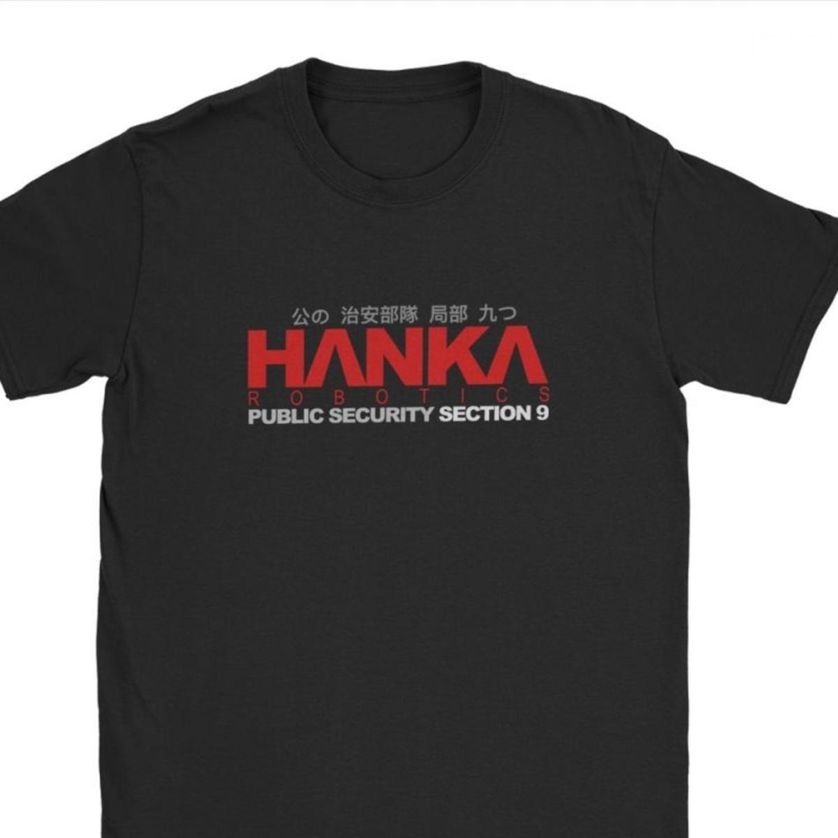 Ghost in The Hanka Robotics Section 9 Tops T Shirt Men Print Graphic Fitness Novelty T-Shirt O Neck Premium Cotton Tees XS чорний
Ghost in The Hanka Robotics Section 9 Tops T Shirt Men Print Graphic Fitness Novelty T-Shirt O Neck Premium Cotton Tees XS чорний