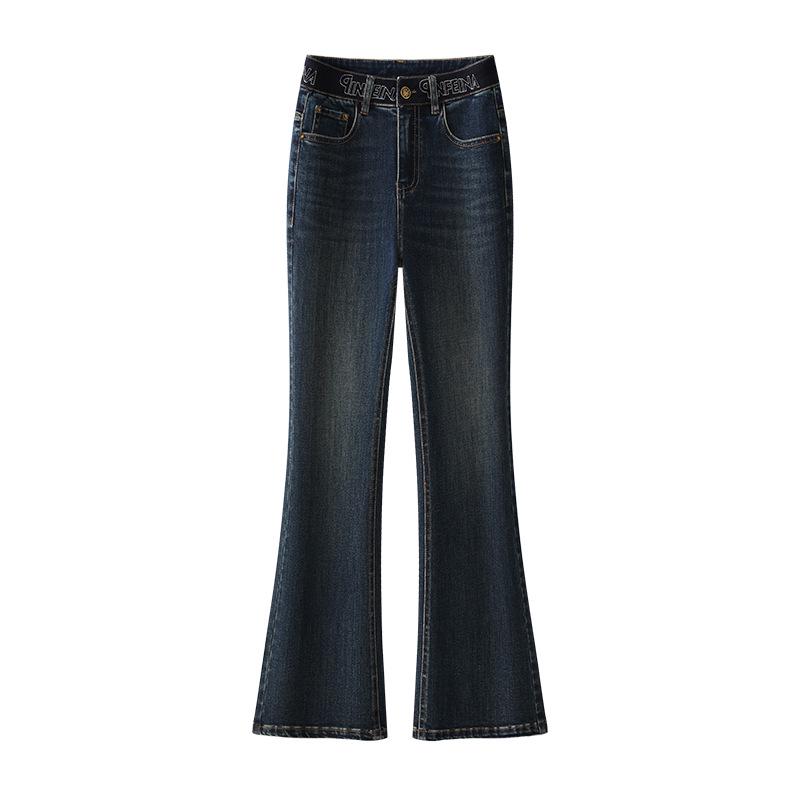 Женские черные укороченные брюки с высокой посадкой и микро-клешем - Приталенный костюм с прямыми штанинами, Универсальные для весны и осени 3XL (136-150 cm) синий
Женские черные укороченные брюки с высокой посадкой и микро-клешем - Приталенный костюм с прямыми штанинами, Универсальные для весны и осени 3XL (136-150 cm) синий