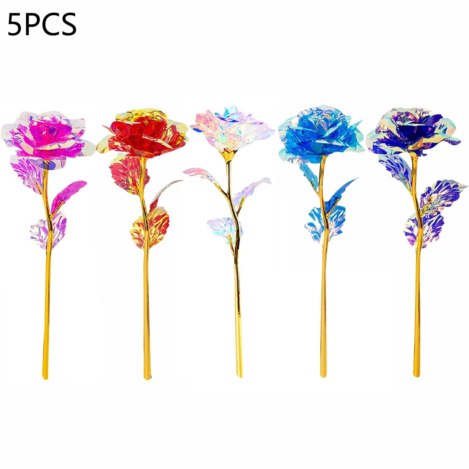 5 шт. Різнокольорові Штучні Троянди, Високоякісний Пластик, Покритий Золотою Фольгою, Подарунок-Прикраса на День Святого Валентина, День Матері
5 шт. Різнокольорові Штучні Троянди, Високоякісний Пластик, Покритий Золотою Фольгою, Подарунок-Прикраса на День Святого Валентина, День Матері