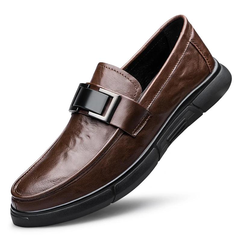 Fashion High Quality Men Casual Leather Shoes Fashion Flat Designer Business Shoe Comfy Antiskid Driving Loafers Soft Bottom Office Shoe 44
Fashion High Quality Men Casual Leather Shoes Fashion Flat Designer Business Shoe Comfy Antiskid Driving Loafers Soft Bottom Office Shoe 44