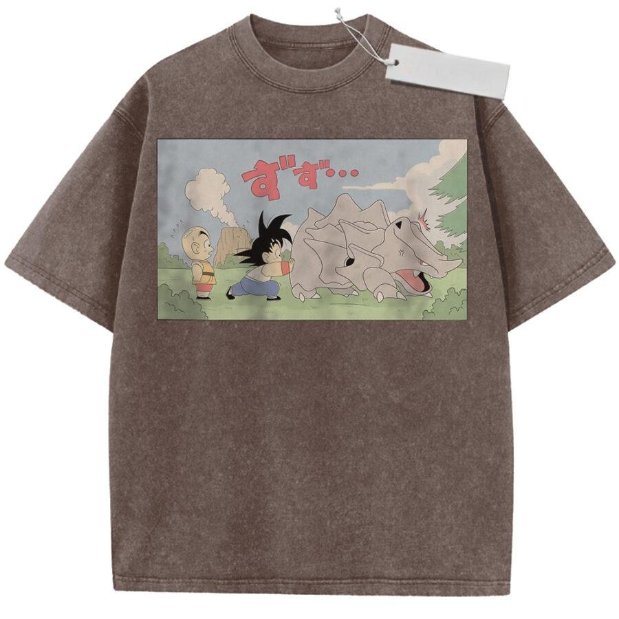 Unisex Washed Beige Vintage Tshirt Dragon Ball Little Goku and Oolong Highquality Fabric for Home Leisure Travel Shopping M
Unisex Washed Beige Vintage Tshirt Dragon Ball Little Goku and Oolong Highquality Fabric for Home Leisure Travel Shopping M
