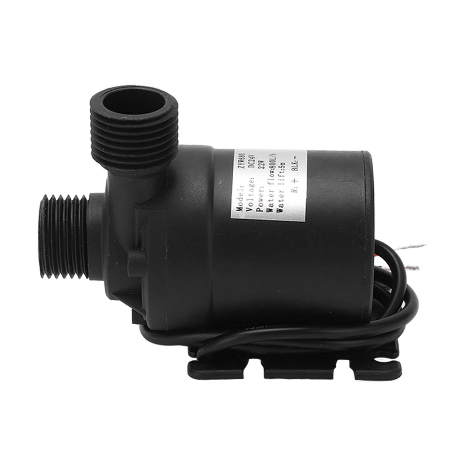 DC 24V Brushless Water Pump Submersible 800L/H Flow 9500rpm IP68 Waterproof for Pond Aquarium Fish T
DC 24V Brushless Water Pump Submersible 800L/H Flow 9500rpm IP68 Waterproof for Pond Aquarium Fish T