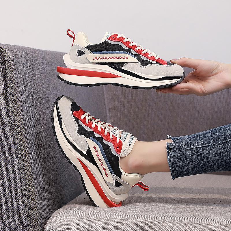 Waffle women s autumn and winter platform leather sports and leisure shoes, thin women s shoes tide 35 чёрный
Waffle women s autumn and winter platform leather sports and leisure shoes, thin women s shoes tide 35 чёрный