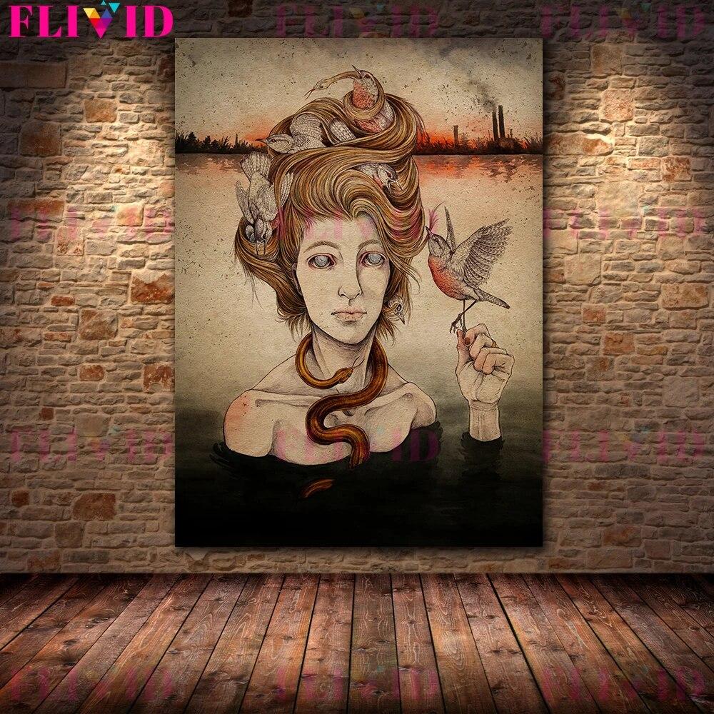 Абстрактное искусство постер с птицами, животными и девочками, ретро-сюрреалистический женский настенный художественный холст, принт для декора гостиной, без рамы, без рамки 21*30cm
Абстрактное искусство постер с птицами, животными и девочками, ретро-сюрреалистический женский настенный художественный холст, принт для декора гостиной, без рамы, без рамки 21*30cm