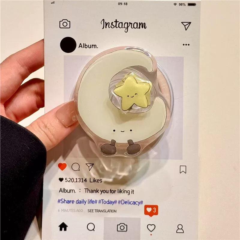 Transparent Anti-fall Magnetic Moon & Star Stand Case for iPhone 16/15/17 Pro Max iPhone 15
Transparent Anti-fall Magnetic Moon & Star Stand Case for iPhone 16/15/17 Pro Max iPhone 15
