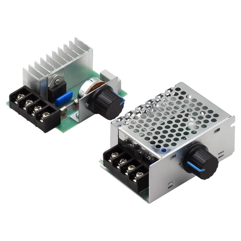4000W high-power silicon controlled electronic voltage regulator dimming speed regulation temperature with insurance case
4000W high-power silicon controlled electronic voltage regulator dimming speed regulation temperature with insurance case