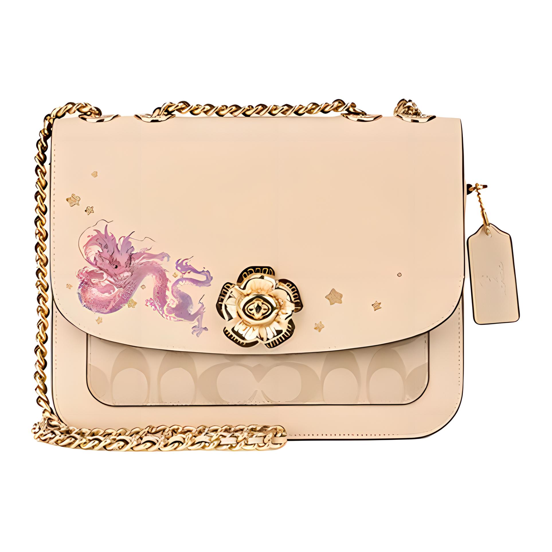 Coach Madison 24 New Year Series Dragon Pattern Classic Leather And PVC Small Crossbody Shoulder Bag Medium Women bags Light-Khaki Ivory CQ195-IMU4V Basic Set (Bag+Dust Bag)
Coach Madison 24 New Year Series Dragon Pattern Classic Leather And PVC Small Crossbody Shoulder Bag Medium Women bags Light-Khaki Ivory CQ195-IMU4V Basic Set (Bag+Dust Bag)