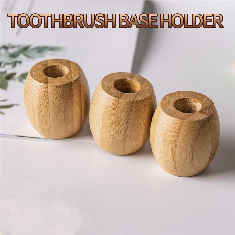 Toothbrush Base Holder - Bamboo and Wood Base - Desktop Bathroom non Perforated Toothbrush Holder - Home and Toothbrush Storage
Toothbrush Base Holder - Bamboo and Wood Base - Desktop Bathroom non Perforated Toothbrush Holder - Home and Toothbrush Storage
