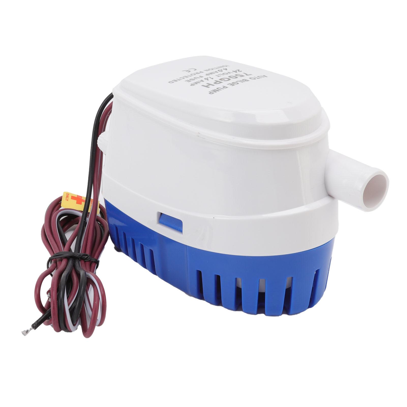 Auto Bilge Pump Impact Resistance Mini Multifunctional DC Submersible Pump with Float Switch 24V
Auto Bilge Pump Impact Resistance Mini Multifunctional DC Submersible Pump with Float Switch 24V