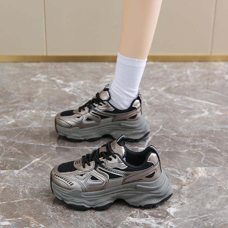 Mesh breathable sneakers women s running shoes women s shoes muffin bottom dad shoes women s models 35 серый
Mesh breathable sneakers women s running shoes women s shoes muffin bottom dad shoes women s models 35 серый