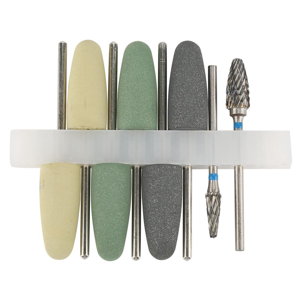 8pcs Dental Silicone Resin Base Acrylic Polishing s Kit with Tungsten Steel Grinding
8pcs Dental Silicone Resin Base Acrylic Polishing s Kit with Tungsten Steel Grinding