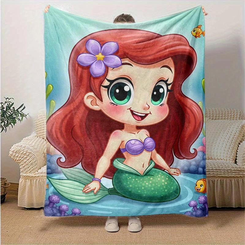1pc. Cute Cartoon Mermaid Design Blanket, Soft Throw for Home Decor, Gift Idea, Soft Flannel Throw Blanket, Versatile & Cozy for Bedroom, Suitable for 130x150cm
1pc. Cute Cartoon Mermaid Design Blanket, Soft Throw for Home Decor, Gift Idea, Soft Flannel Throw Blanket, Versatile & Cozy for Bedroom, Suitable for 130x150cm