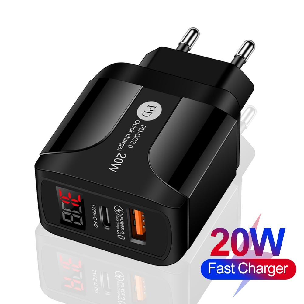 PD 20W USB Type-C зарядное устройство LED Быстрый мобильный телефон Зарядное устройство Адаптер для iphone13 Pro Max Samsung
PD 20W USB Type-C зарядное устройство LED Быстрый мобильный телефон Зарядное устройство Адаптер для iphone13 Pro Max Samsung