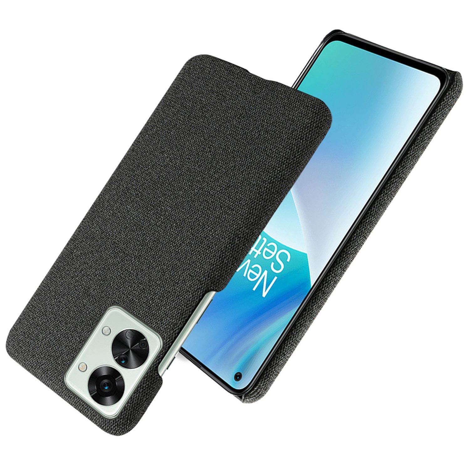 For OnePlus Nord 2T 5G Anti-Slip Phone Case Solid Color Cloth Fabric Cover Slim Full Protective Cell Phone Cover Black
For OnePlus Nord 2T 5G Anti-Slip Phone Case Solid Color Cloth Fabric Cover Slim Full Protective Cell Phone Cover Black