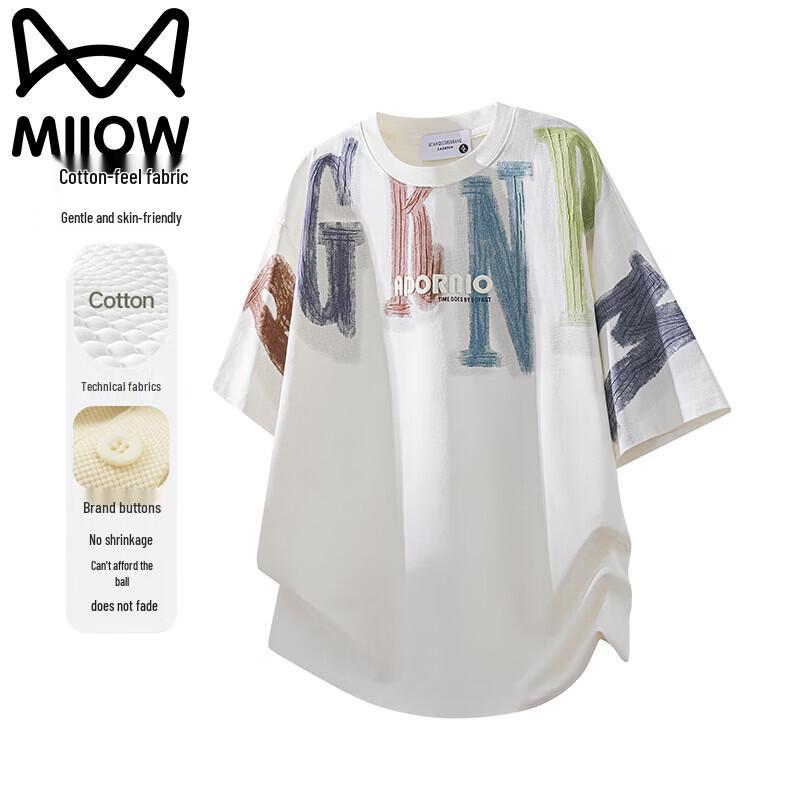 MiiOW Men s Cool-Feel Letter Embroidery Short Sleeve T-Shirt 4XL
MiiOW Men s Cool-Feel Letter Embroidery Short Sleeve T-Shirt 4XL