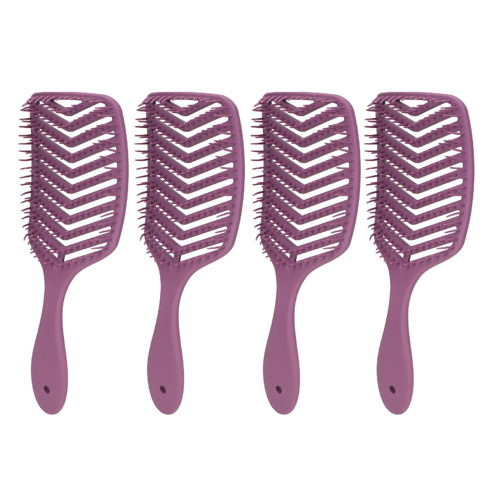 4 Pcs Massage Hair Brush Detangling Vent Detangler Brush Curved Wet Hair Brush for Salon Daily Use
4 Pcs Massage Hair Brush Detangling Vent Detangler Brush Curved Wet Hair Brush for Salon Daily Use