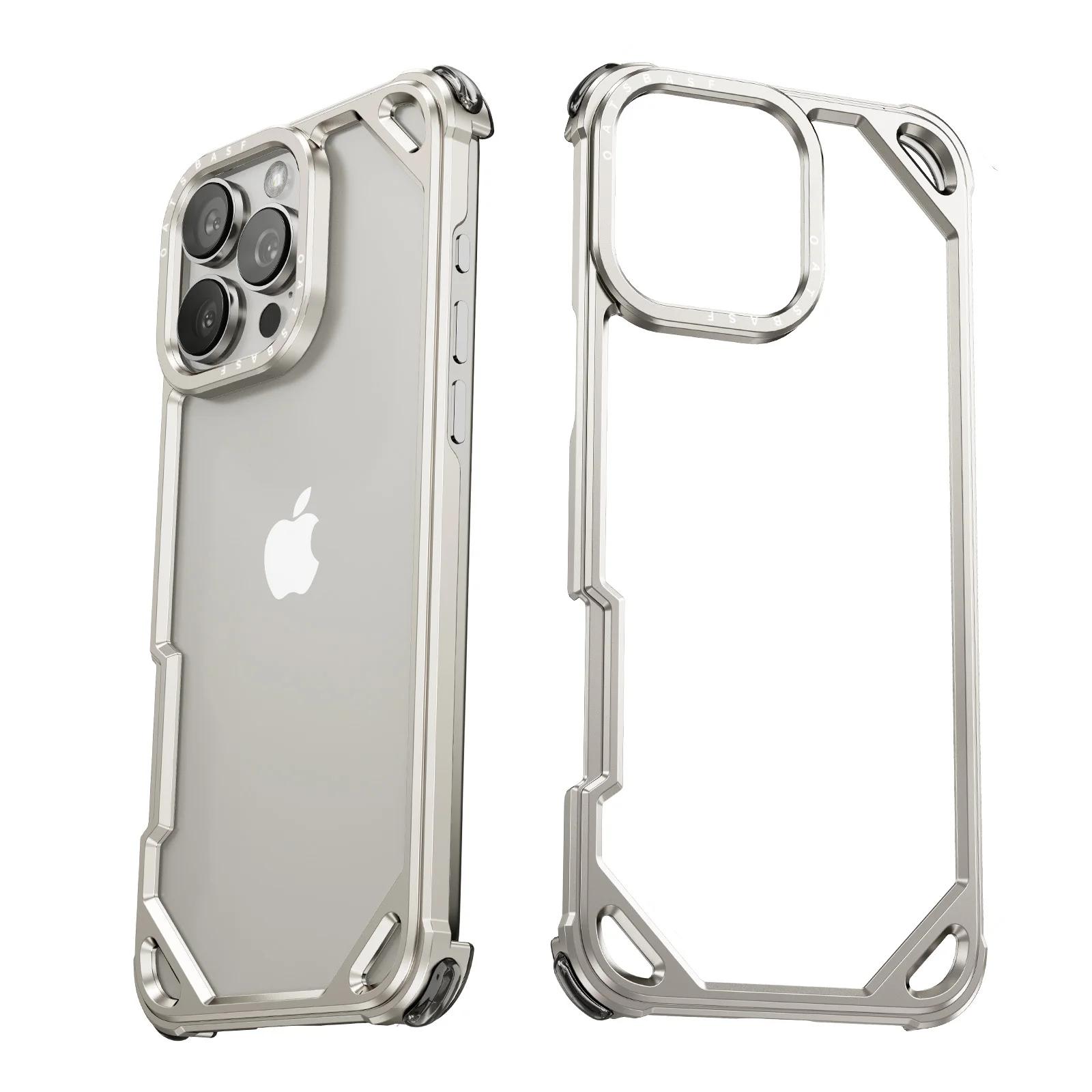 Eary for iPhone 17 16 15 Pro Max Air Phone Case Metal Frameless Shockproof Protective Bumper Minimalist Slim Ultra-thin 17 Cover aluminum&iPhone 15 Pro
Eary for iPhone 17 16 15 Pro Max Air Phone Case Metal Frameless Shockproof Protective Bumper Minimalist Slim Ultra-thin 17 Cover aluminum&iPhone 15 Pro