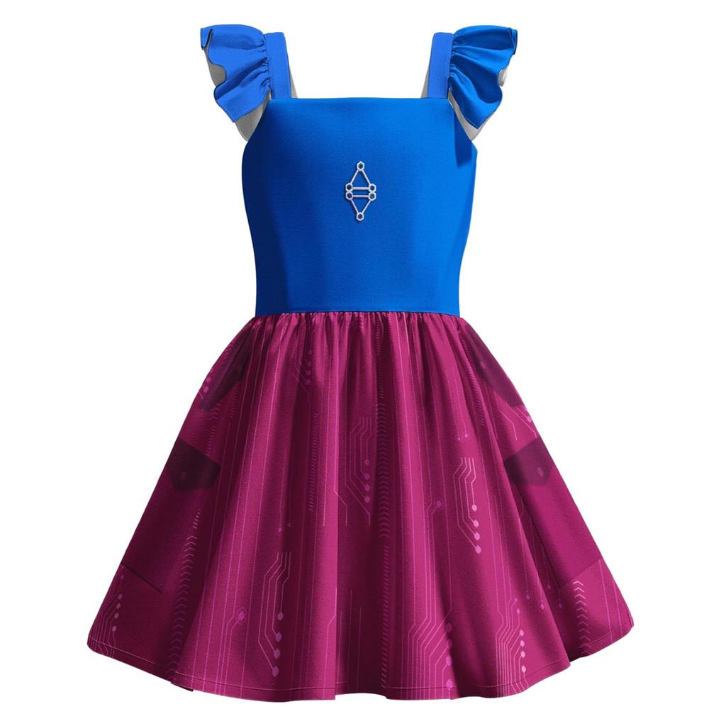 Childrens Cosplay Zombie High School Dress With Cartoon Pattern For Girls Ages 3 To 8 120cm синій
Childrens Cosplay Zombie High School Dress With Cartoon Pattern For Girls Ages 3 To 8 120cm синій