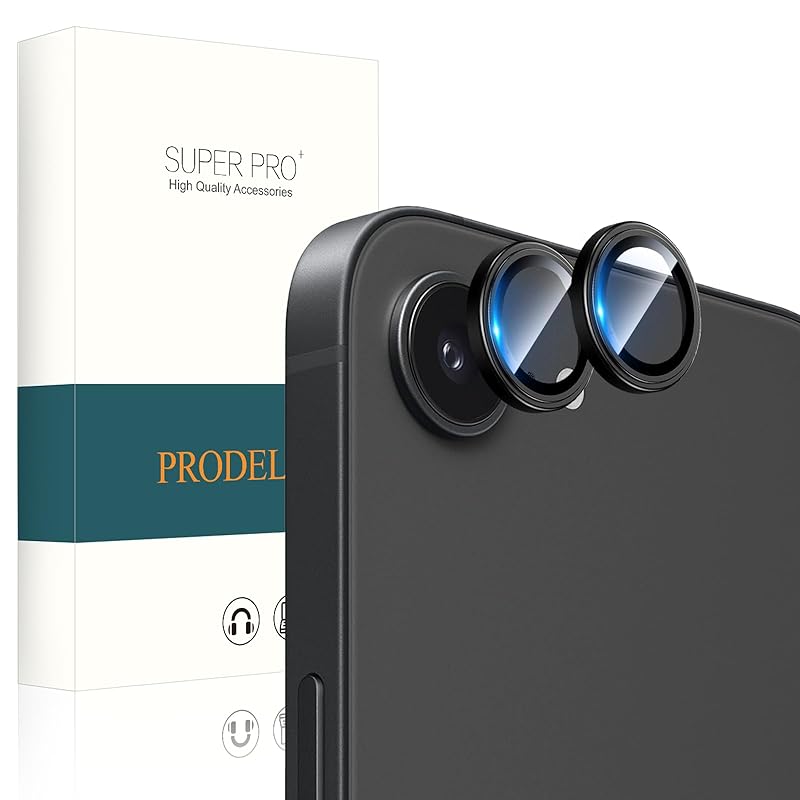 PRODELI For iPhone 16e/SE4 (2025) exclusive camera film Shockproof Made of aluminum alloy + AR high transmittance tempered glass Scratch prevention
PRODELI For iPhone 16e/SE4 (2025) exclusive camera film Shockproof Made of aluminum alloy + AR high transmittance tempered glass Scratch prevention