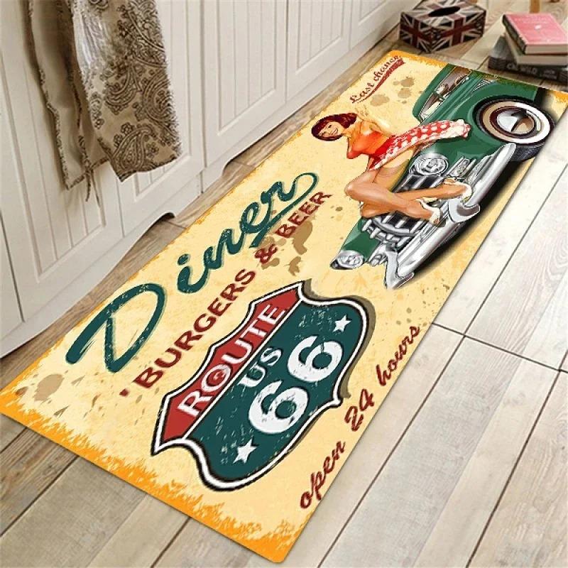 Route 66 Design Kitchen Floor Mat for Living Room Entrance Doormat Carpet Bedroom Rugs Bathroom Non-slip Mat Foot Pad Home Decor 40X120CM
Route 66 Design Kitchen Floor Mat for Living Room Entrance Doormat Carpet Bedroom Rugs Bathroom Non-slip Mat Foot Pad Home Decor 40X120CM