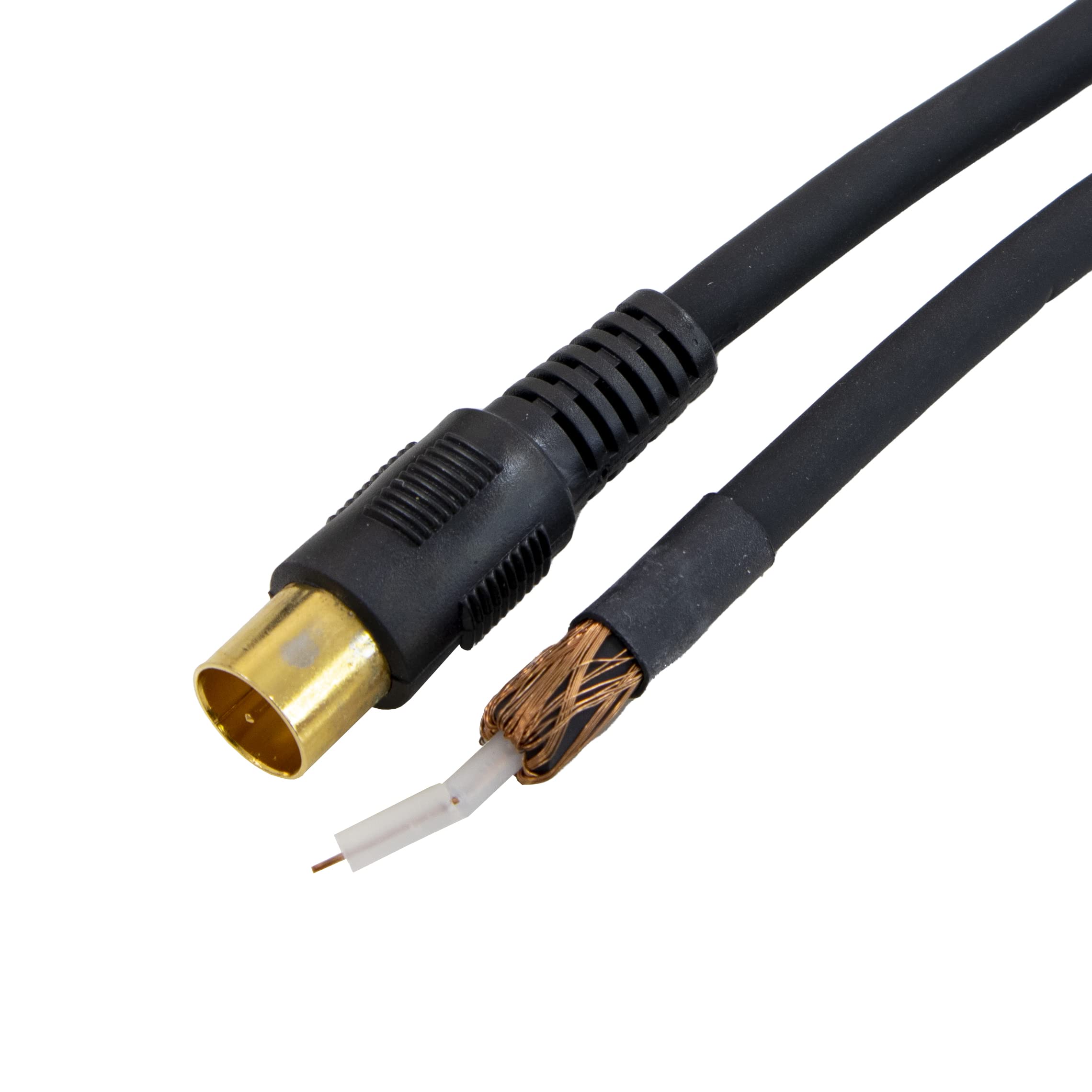 Maxar Electric Antenna Cable 3C Black Straight Loose End 2m For connecting TV or recorder -
Maxar Electric Antenna Cable 3C Black Straight Loose End 2m For connecting TV or recorder -